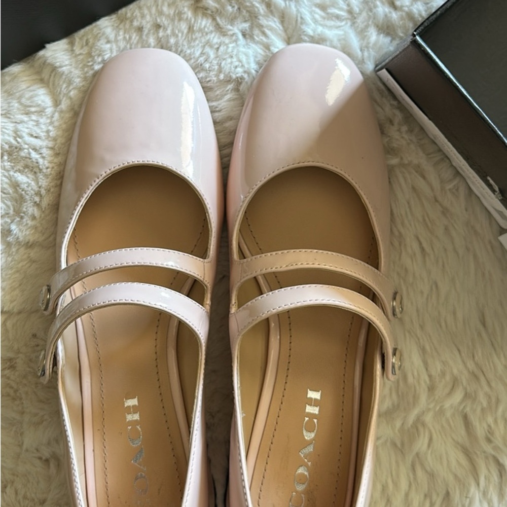 Coach Women's Pink patent Mary Jane Shoes - Picture 2 of 4